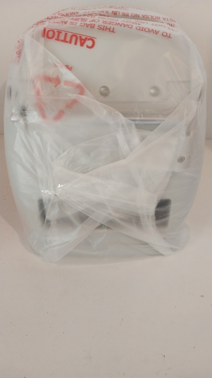 Figure 2g. Supersonic FC9600 - unboxed TV covered in plastic - rear view of the antenna